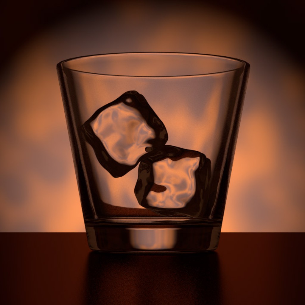 Ice cubes in an Old Fashioned Glass Still-Life preview image 1
